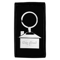House Shaped Metal Keyring