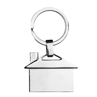 House Shaped Metal Keyring