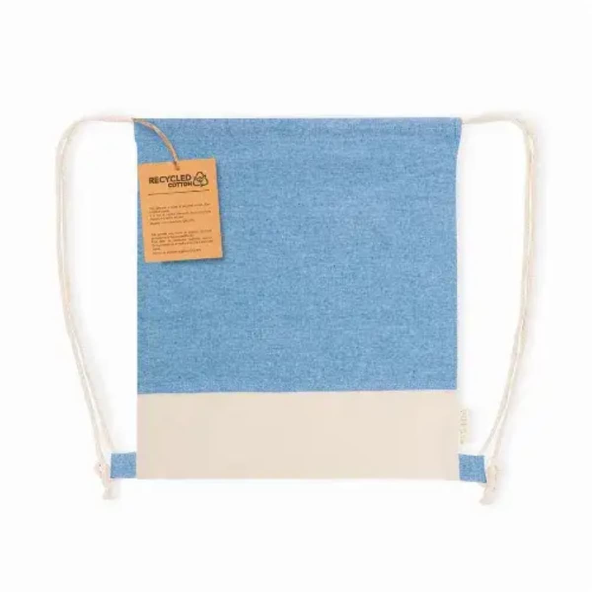 Drawstring Bag in Recycled cotton -Vexira