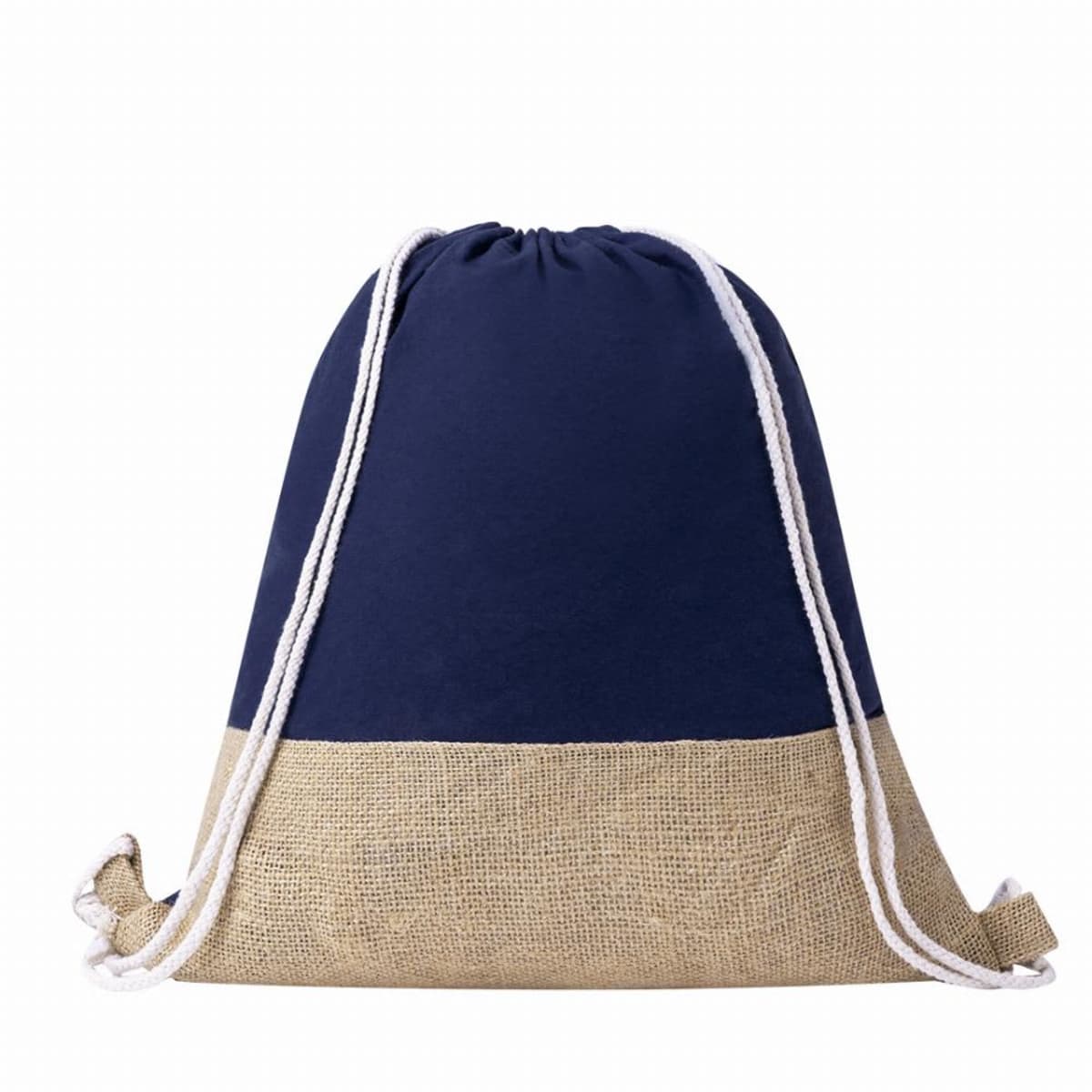 Drawstring Bag made in Cotton & Jute combo - Zyndrax