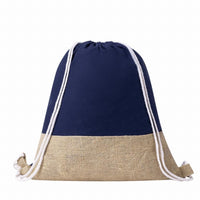 Drawstring Bag made in Cotton & Jute combo - Zyndrax