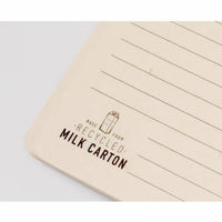 Notebook made of Recycled Milk Cartons  - Agnila