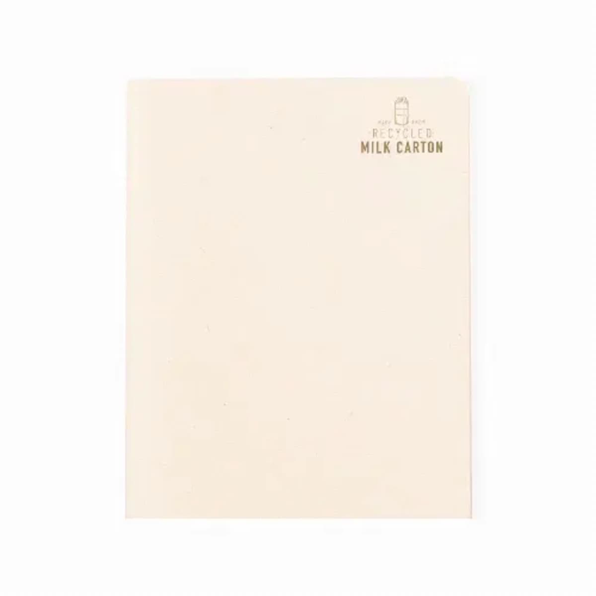 Notebook made of Recycled Milk Cartons  - Agnila