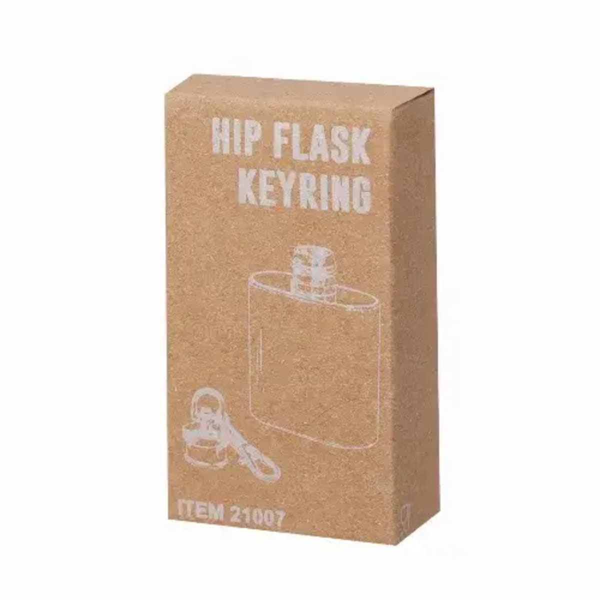 Hip Flask Keyring - Deneb