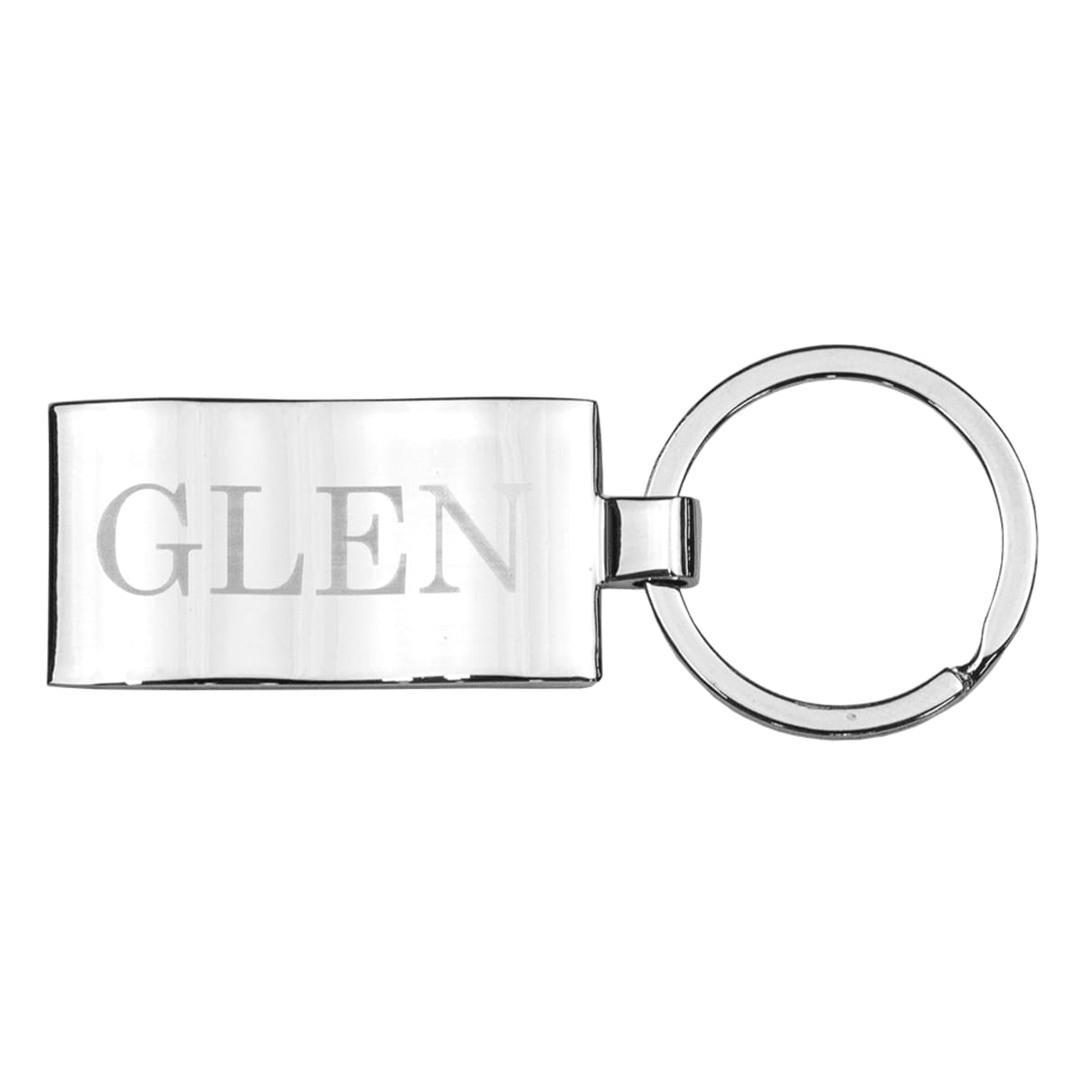 Wave Metal Key Ring