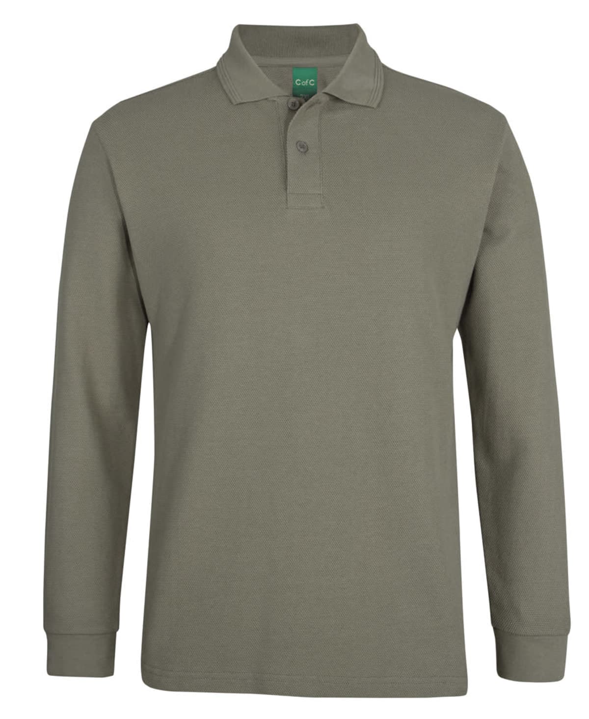 C of C L/S 320 G Popcorn Cotton Polo