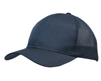 Breathable Poly Twill Cap with Honeycomb Mesh