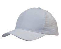 Breathable Poly Twill Cap with Honeycomb Mesh