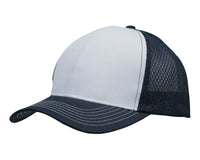 Breathable Poly Twill Cap with Honeycomb Mesh