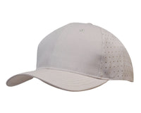 Breathable Poly Twill Cap with Circle Perforations