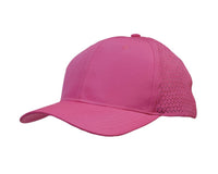 Sports Ripstop Twill Cap with Triangle Perforations