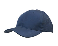 Sports Ripstop Twill Cap with Triangle Perforations