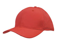 Sports Ripstop Twill Cap with Triangle Perforations