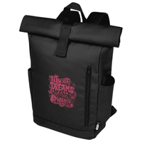 Byron 15.6" GRS RPET Roll-Top Backpack 18L