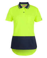 JB's Ladies Hv S/S Drop Tail Polo