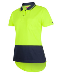JB's Ladies Hv S/S Drop Tail Polo