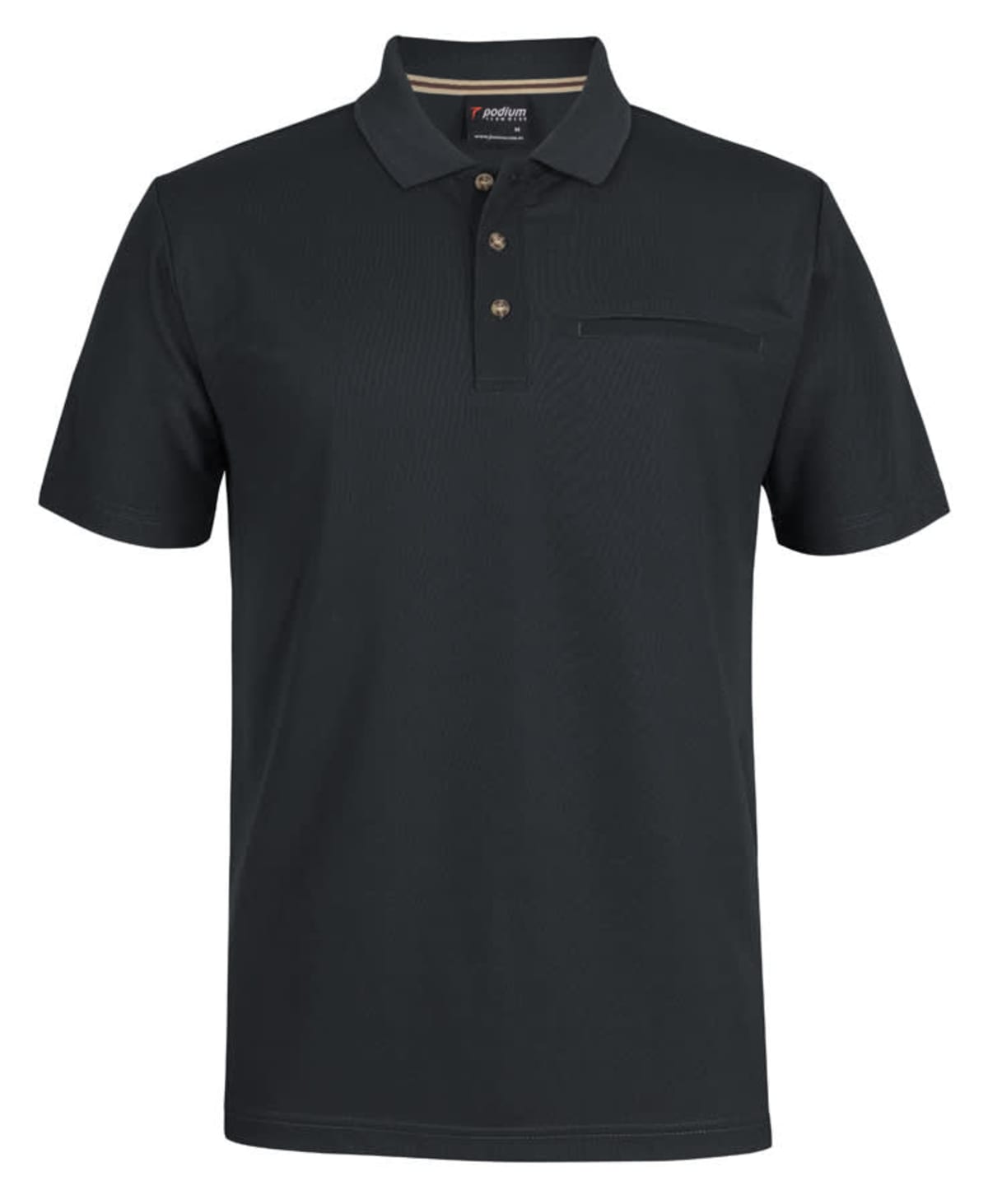 Podium S/S Recycled Polyester Pocket Polo