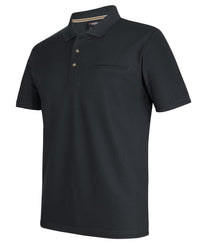 Podium S/S Recycled Polyester Pocket Polo