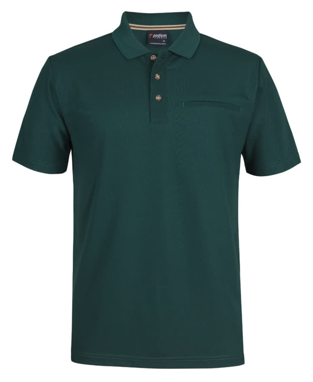 Podium S/S Recycled Polyester Pocket Polo