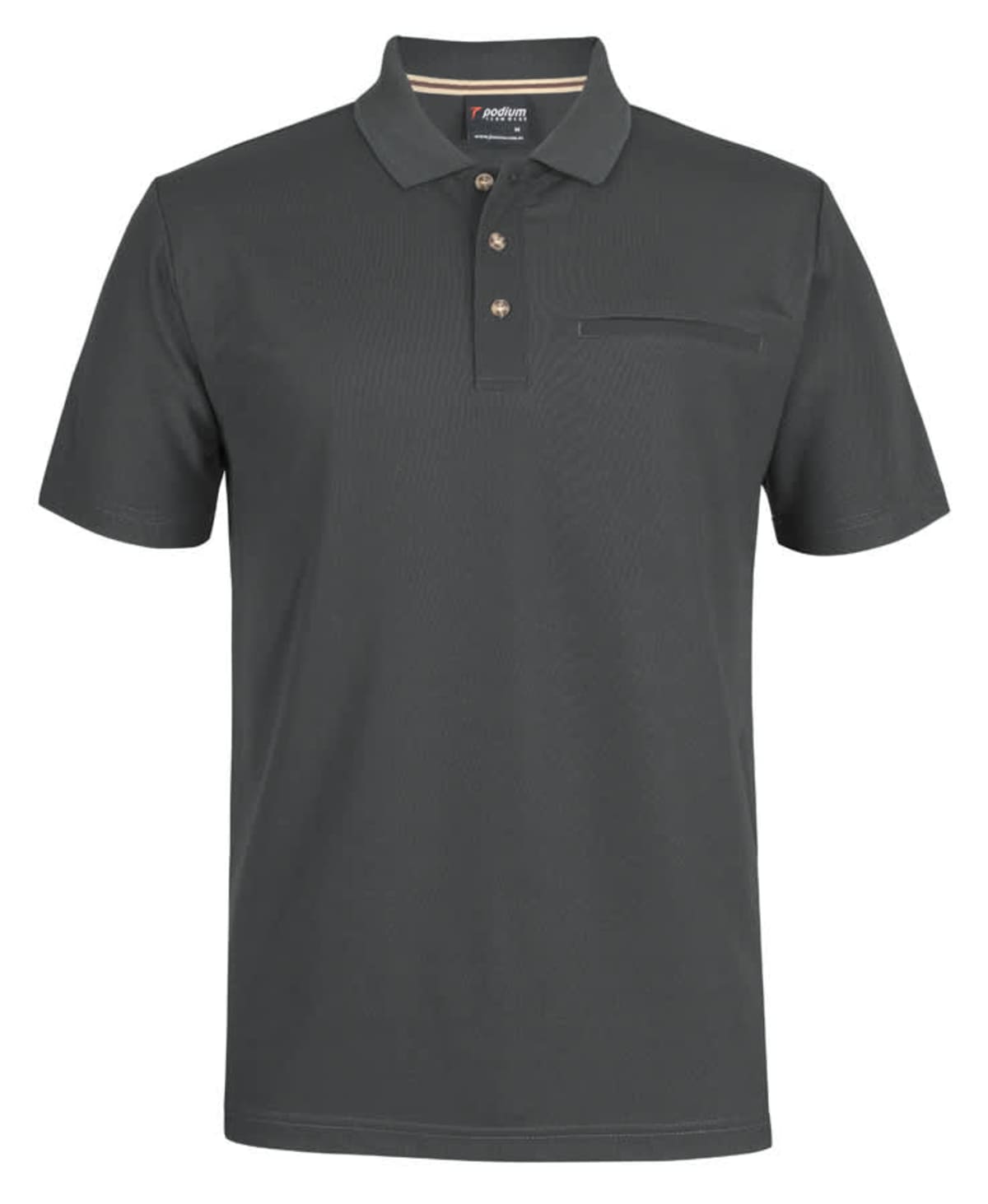 Podium S/S Recycled Polyester Pocket Polo