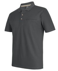 Podium S/S Recycled Polyester Pocket Polo