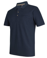 Podium S/S Recycled Polyester Pocket Polo