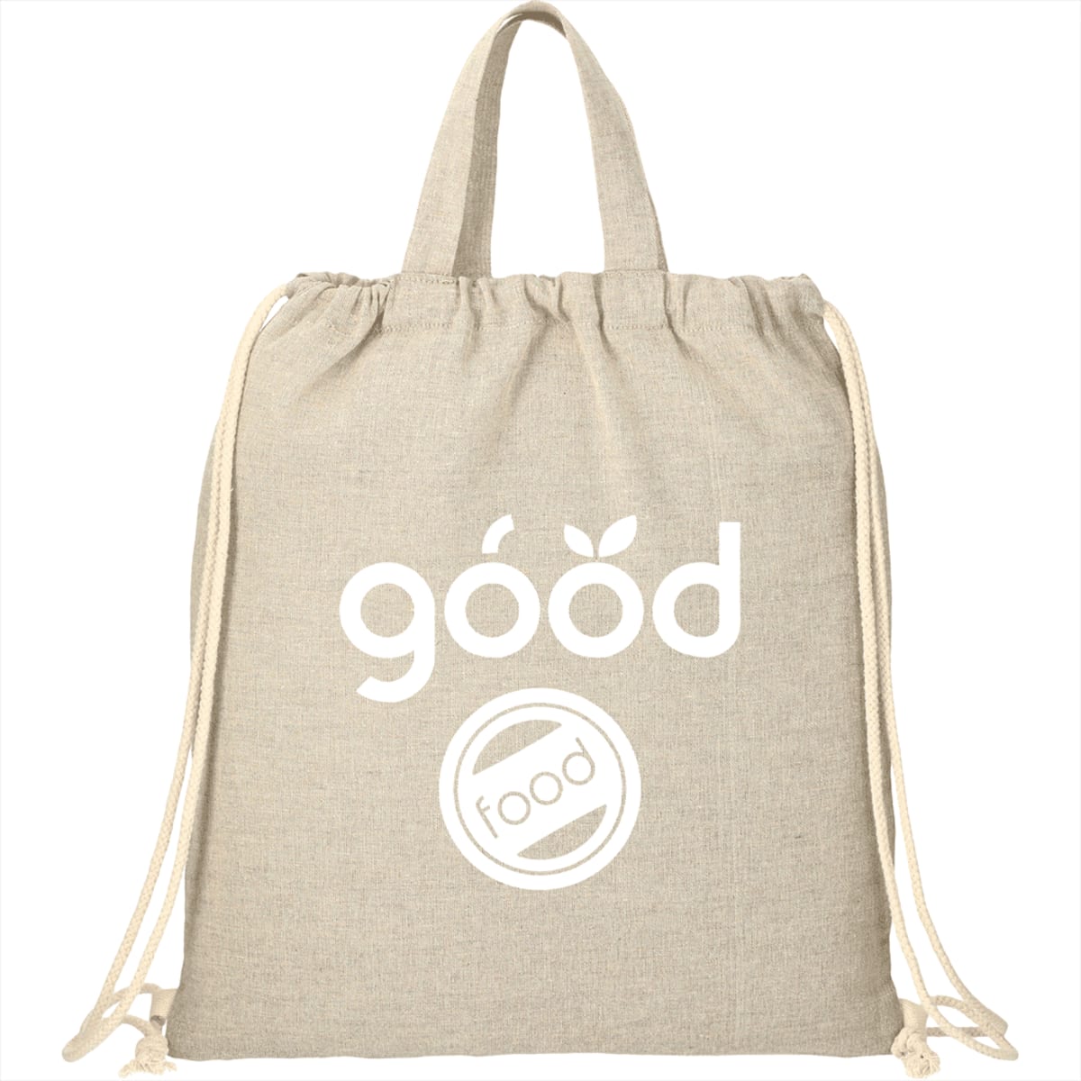 Recycled Cotton Drawstring Bag