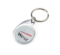 Rainbow Keyring (30x40mm egg) - Indent