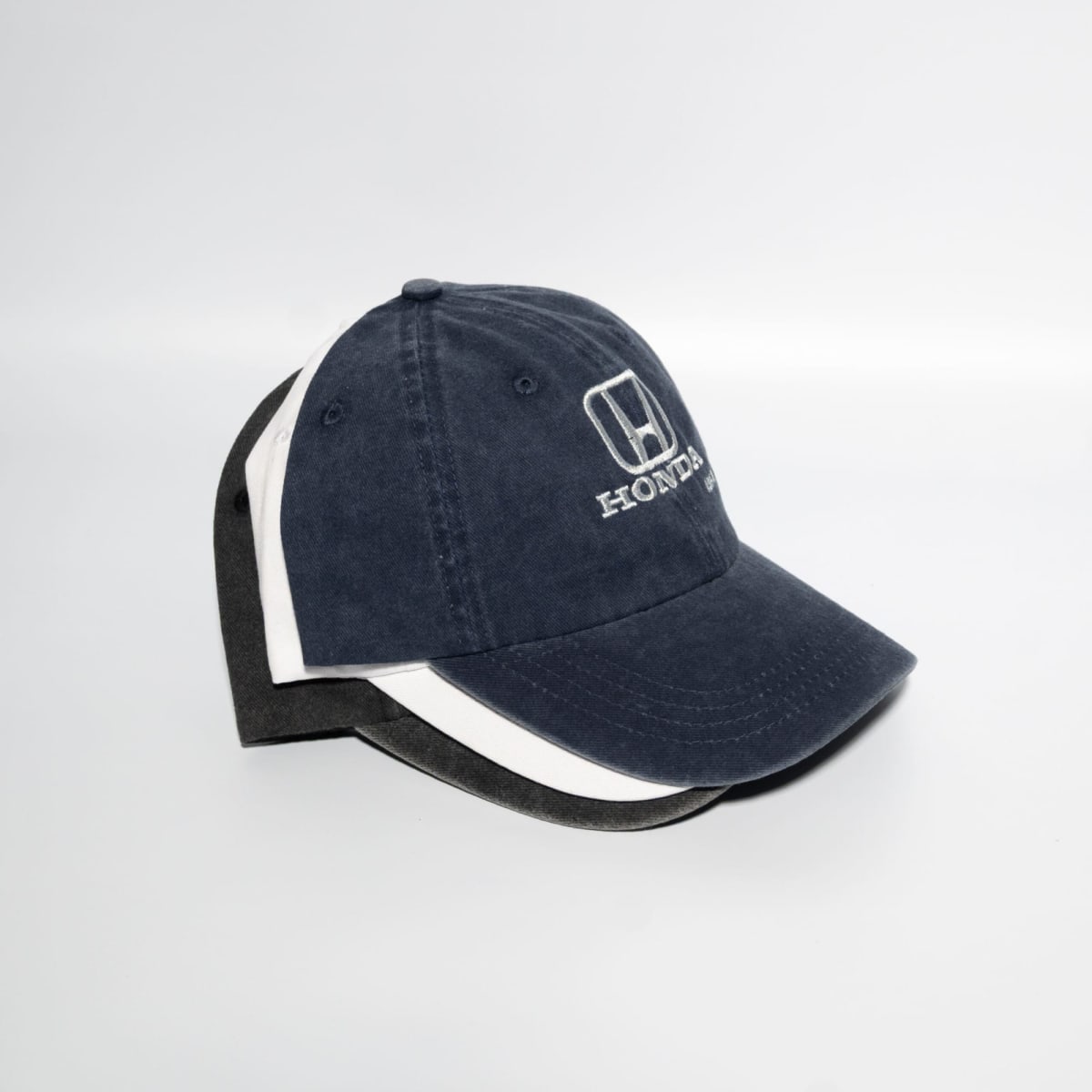 Buckle Strap Denim Cotton Baseball Cap