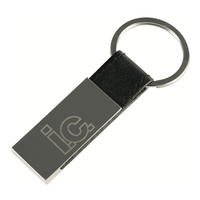 Hudson Leather Keychain