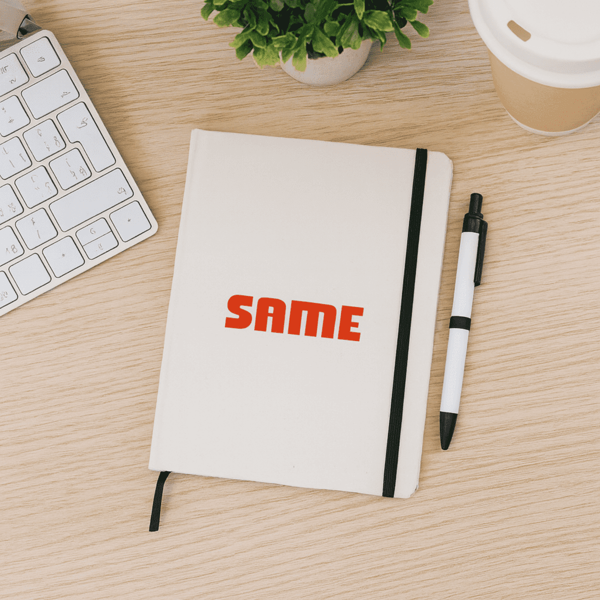 Milky A5 Notebook & Pen Set