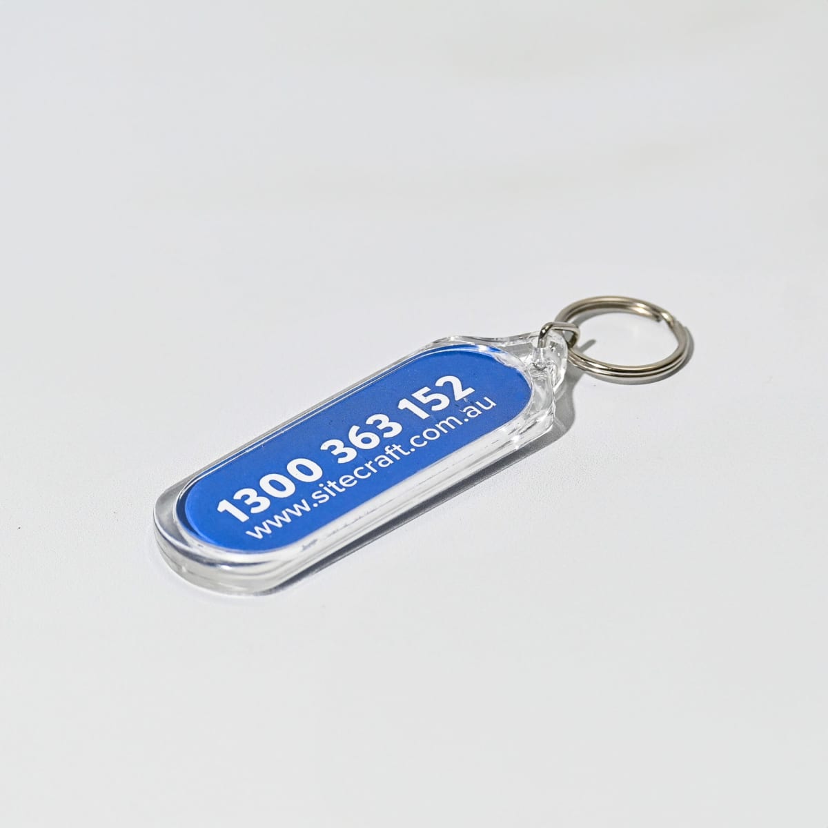 Oval Acrylic Keychain