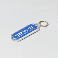Oval Acrylic Keychain