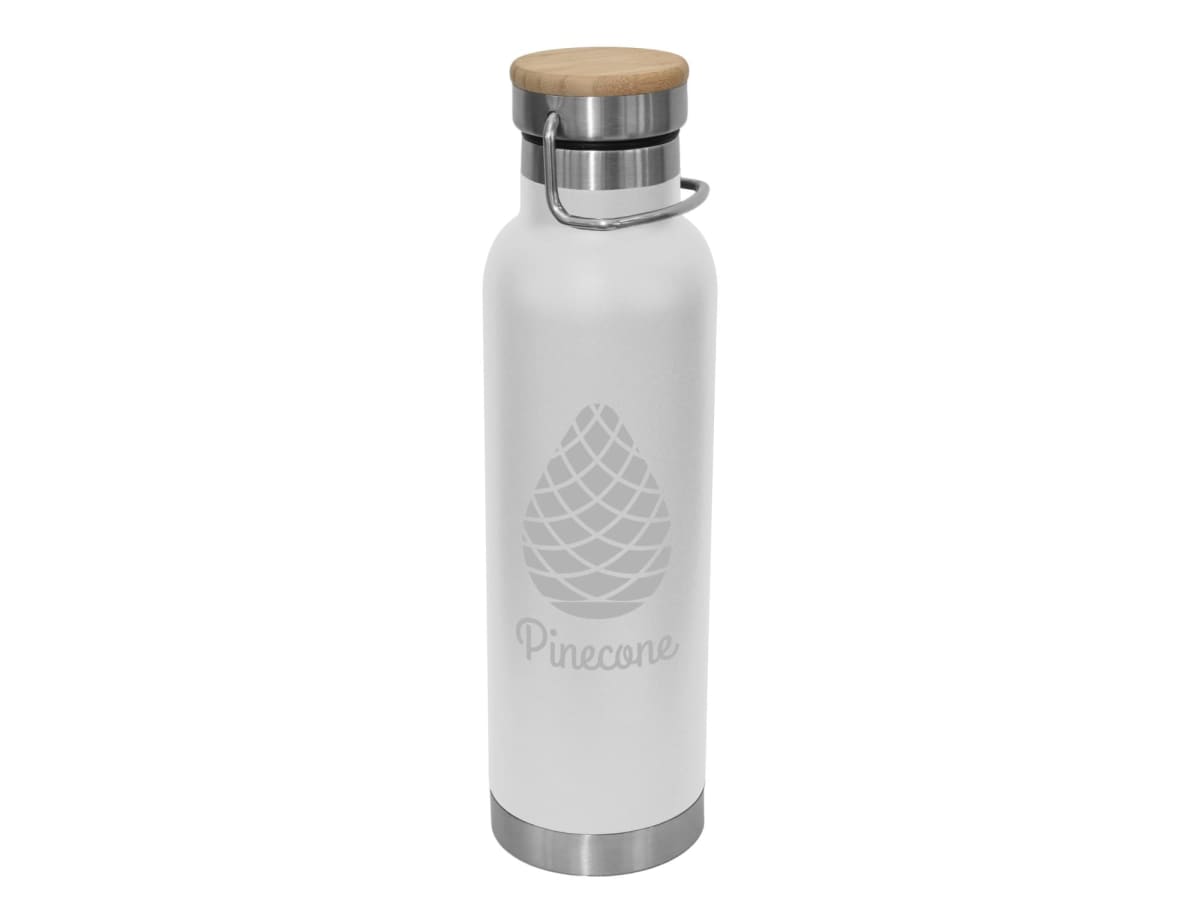 Valley 650ml Vacuum Bamboo Lid Bottle