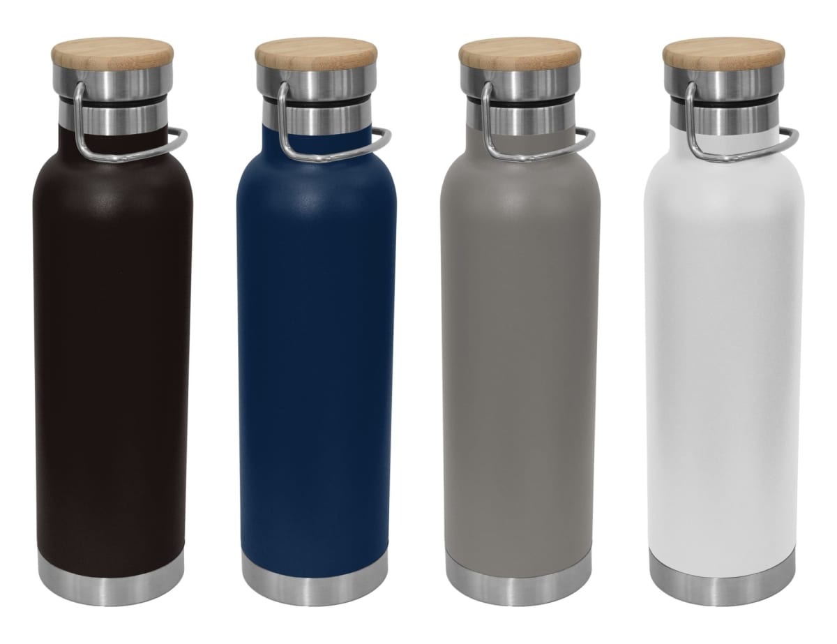 Valley 650ml Vacuum Bamboo Lid Bottle