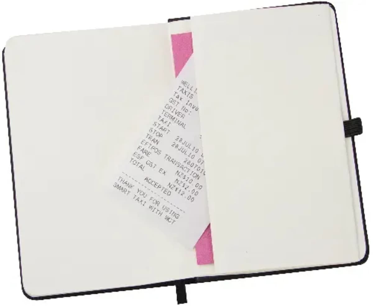 notebook A6 size soft Koeskin 160 cream lined pages with internal pocket