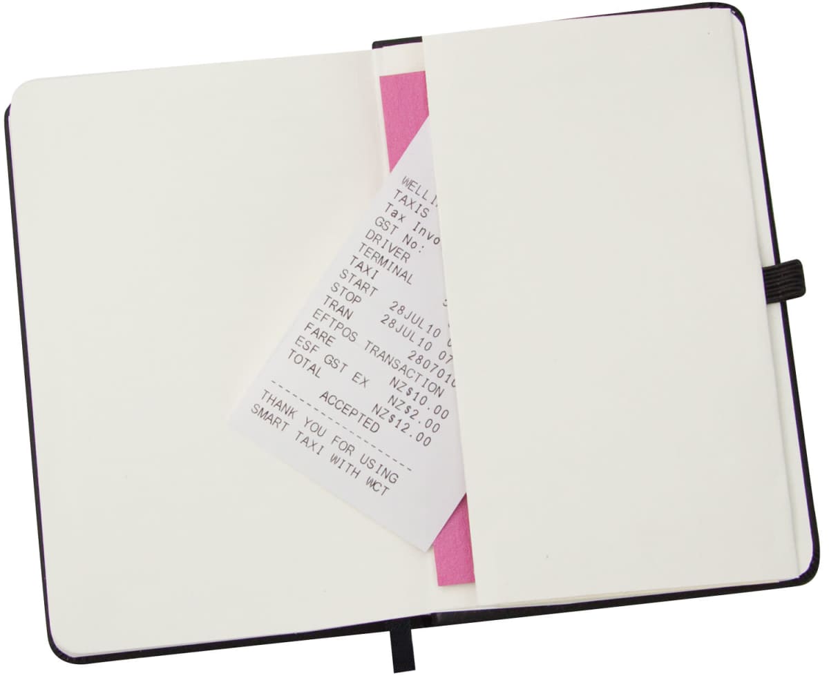 notebook A6 size soft Koeskin 160 cream lined pages with internal pocket