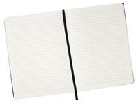 Notebook A4 Large 190 x 265mm with elastic closure 192 Cream lined pages