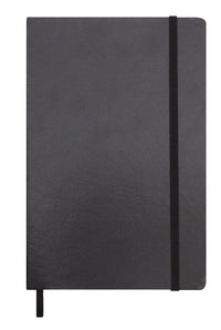 Notebook A4 Large 190 x 265mm with elastic closure 192 Cream lined pages