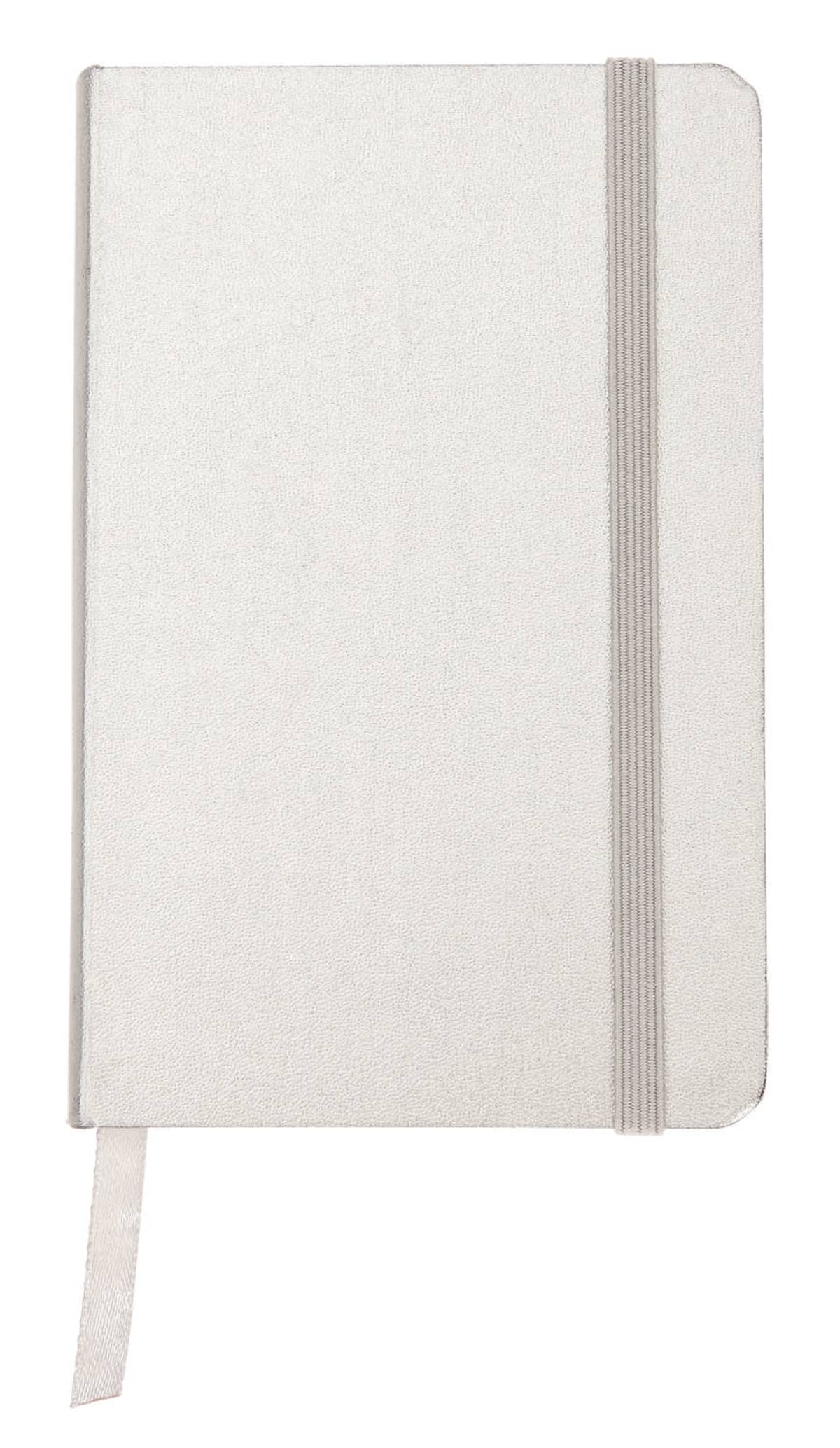 Notebook A5 size 192 creamed lined pages and expandable pocket  with elastic enclosure BEST VALUE NOTEBOOK