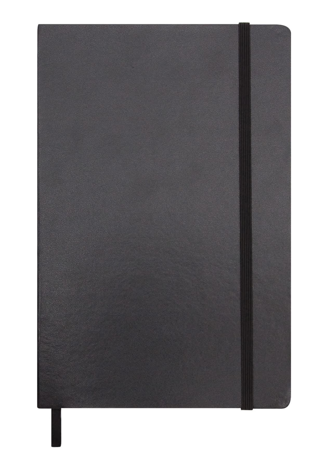 Notebook A6 with 192 cream lined pages and expandable pocket with elastic enclosure BEST VALUE NOTEBOOK