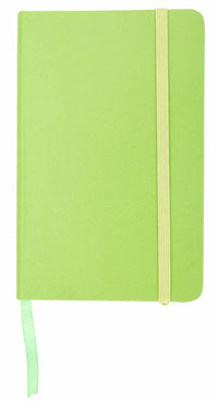 Notebook A6 with 192 cream lined pages and expandable pocket with elastic enclosure BEST VALUE NOTEBOOK