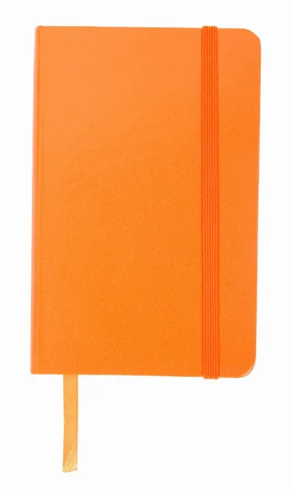 Notebook A6 with 192 cream lined pages and expandable pocket with elastic enclosure BEST VALUE NOTEBOOK