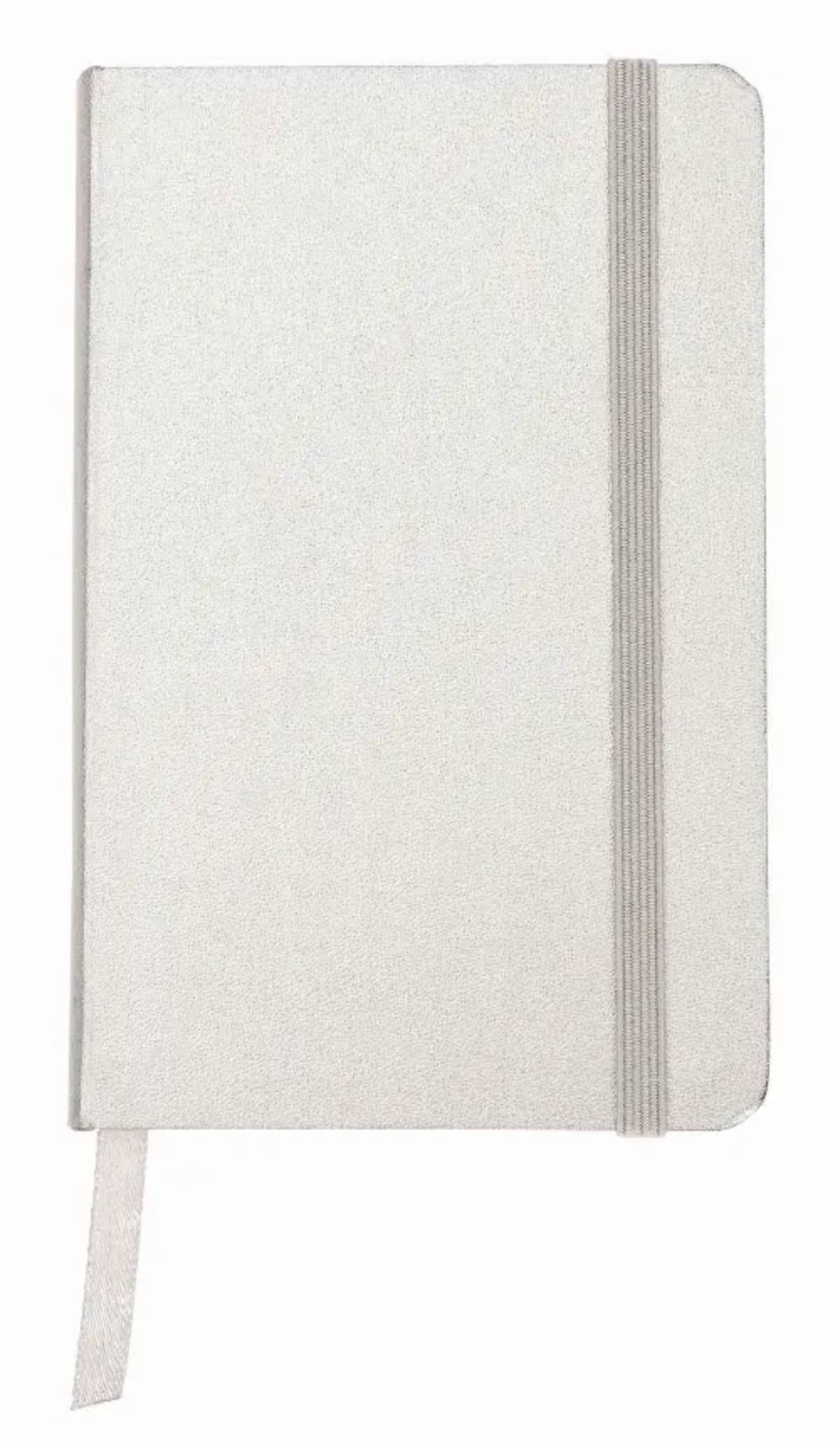 Notebook A6 with 192 cream lined pages and expandable pocket with elastic enclosure BEST VALUE NOTEBOOK