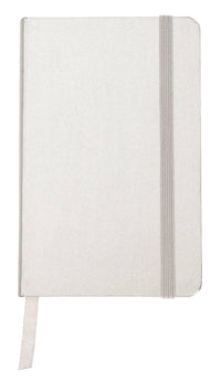 Notebook A6 with 192 cream lined pages and expandable pocket with elastic enclosure BEST VALUE NOTEBOOK
