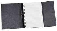 ECO notebook with elastic closure 100% cotton cover with removeable notebook