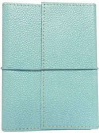 ECO notebook with elastic closure 100% cotton cover with removeable notebook