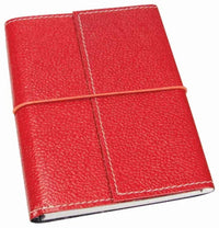 ECO notebook with elastic closure 100% cotton cover with removeable notebook