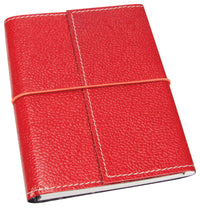 ECO notebook with elastic closure 100% cotton cover with removeable notebook