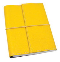 ECO notebook with elastic closure 100% cotton cover with removeable notebook